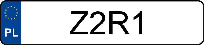 Numer rejestracyjny Z2R1 posiada PLYMOUTH Voyager 3.0 Base Grand Aut.