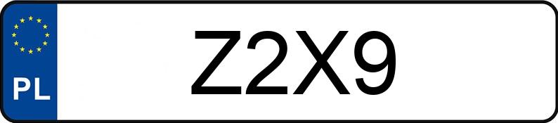 Numer rejestracyjny Z2X9 posiada CHEVROLET (USA) Equinox MR`10 E5 LT 4WD