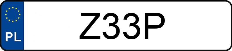 Numer rejestracyjny Z33P posiada MERCEDES-BENZ E 350