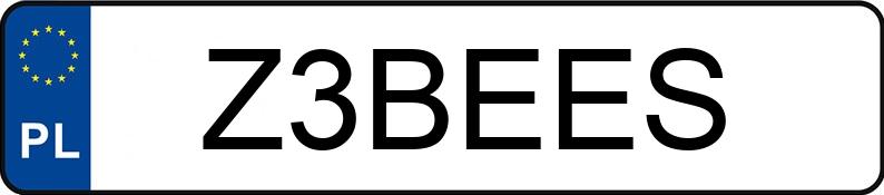 Numer rejestracyjny Z3BEES posiada MERCEDES-BENZ GLE 350 D 4MATIC