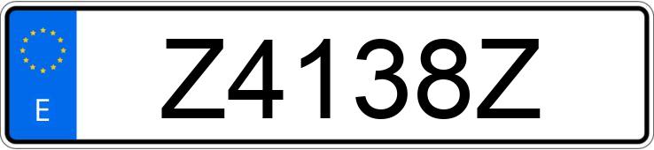 Numer rejestracyjny Z4138Z posiada FORD ESCORT