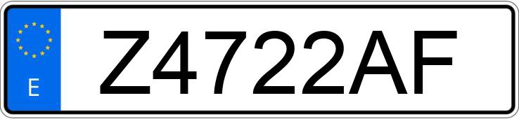 Numer rejestracyjny Z4722AF posiada NISSAN PATROL