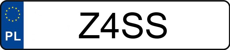 Numer rejestracyjny Z4SS posiada DODGE Journey MR`12 SXT