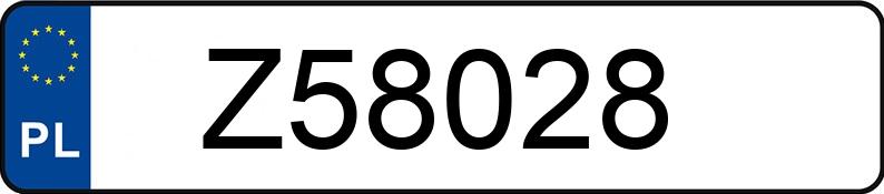 Numer rejestracyjny Z58028 posiada ROMET KOMAR 2330