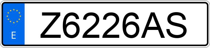 Numer rejestracyjny Z6226AS posiada OPEL ASTRA