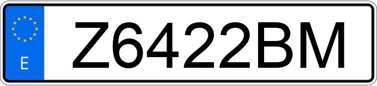 Numer rejestracyjny Z6422BM posiada SEAT TOLEDO