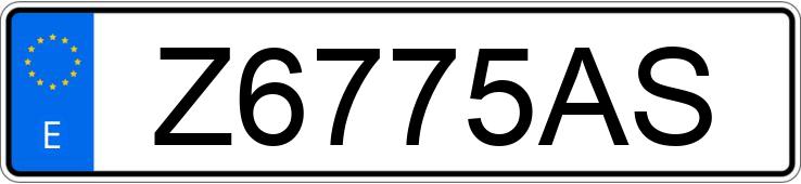 Numer rejestracyjny Z6775AS posiada VOLKSWAGEN GOLF