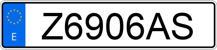Numer rejestracyjny Z6906AS posiada NISSAN PRIMERA