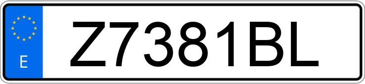 Numer rejestracyjny Z7381BL posiada RENAULT CLIO