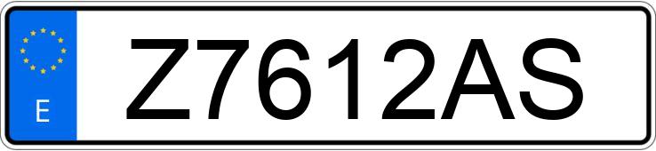 Numer rejestracyjny Z7612AS posiada MERCEDES E 300 (124)