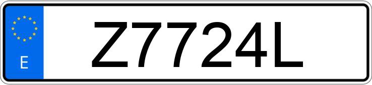 Numer rejestracyjny Z7724L posiada SEAT 127 POKER