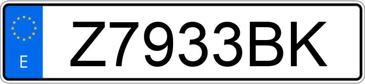 Numer rejestracyjny Z7933BK posiada MINI PACEMAN Numer rejestracyjny Z7933BK posiada MINI PACEMAN