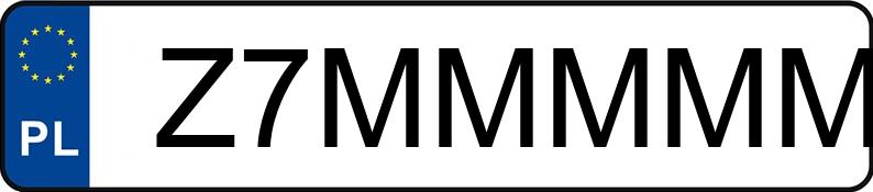 Numer rejestracyjny Z7MMMMM posiada BMW 420i xDrive