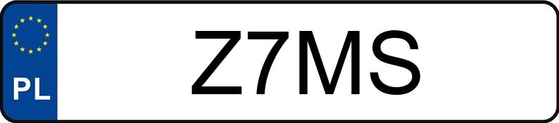 Die Registrierungsnummer Z7MS hat BMW 525i Kat. MR`01 E39 525i Kat. MR`01 E39