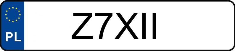 Numer rejestracyjny Z7XII posiada MERCEDES-BENZ S 680 Maybach MR`21 E6 223 4Matic