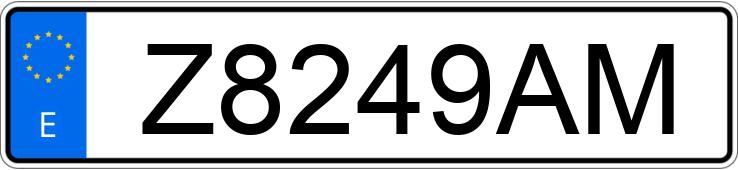 Numer rejestracyjny Z8249AM posiada FORD SCORPIO