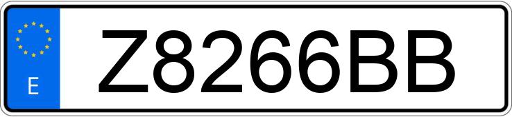 Numer rejestracyjny Z8266BB posiada SEAT IBIZA Numer rejestracyjny Z8266BB posiada SEAT IBIZA