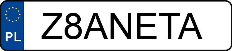 Numer rejestracyjny Z8ANETA posiada VOLKSWAGEN Tiguan NF 2.0 TSI MR`16 E6 Offroad 4MOTION DSG