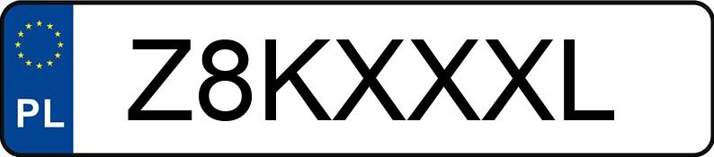 Numer rejestracyjny Z8KXXXL posiada AUDI Q8 MR`24 E6d 4M RSQ8 Tipt.