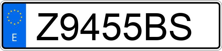 Numer rejestracyjny Z9455BS posiada OPEL VECTRA Numer rejestracyjny Z9455BS posiada OPEL VECTRA