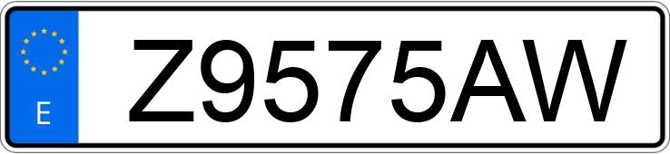 Numer rejestracyjny Z9575AW posiada OPEL ASTRA
