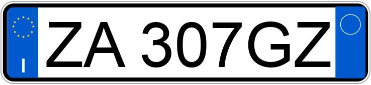 Numer rejestracyjny ZA307GZ posiada LAND ROVER Discovery 1a serie