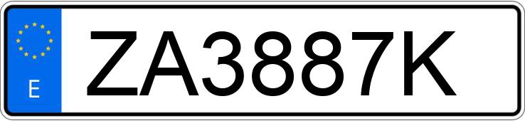 Numer rejestracyjny ZA3887K posiada HONDA CIVIC Numer rejestracyjny ZA3887K posiada HONDA CIVIC