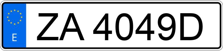 Numer rejestracyjny ZA4049D posiada AUDI QUATTRO Numer rejestracyjny ZA4049D posiada AUDI QUATTRO