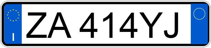 Numer rejestracyjny ZA414YJ posiada Lincoln 