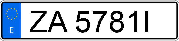 Numer rejestracyjny ZA5781I posiada MERCEDES C 250 (202)