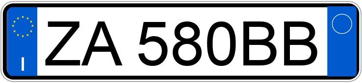 Numer rejestracyjny ZA580BB posiada OPEL Frontera