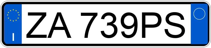 Numer rejestracyjny ZA739PS posiada MITSUBISHI Pajero Pinin