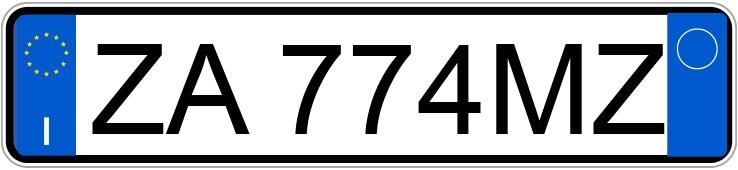 Numer rejestracyjny ZA774MZ posiada LAND ROVER Freelander 1a serie