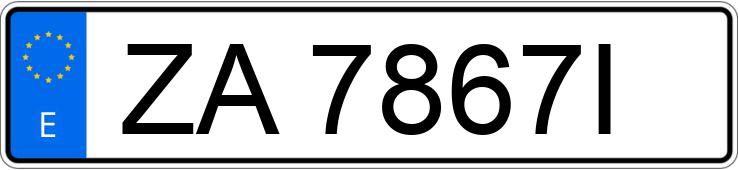 Numer rejestracyjny ZA7867I posiada VOLKSWAGEN VENTO