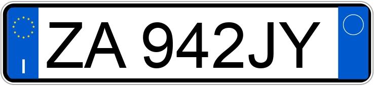 Numer rejestracyjny ZA942JY posiada LAND ROVER Freelander 1a serie