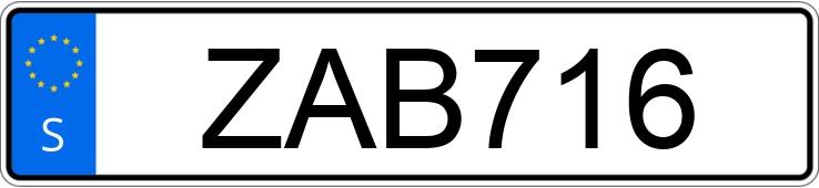 Numer rejestracyjny ZAB716 posiada Ford  FOCUS