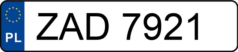 Numer rejestracyjny ZAD 7921 posiada WLADIMIREC T 25A1 - ZAD7921