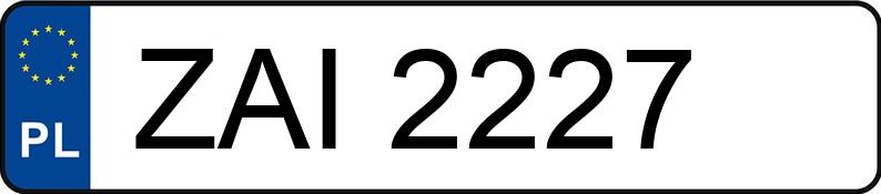 Numer rejestracyjny ZAI 2227 posiada URSUS C 1.6t 330 - ZAI2227