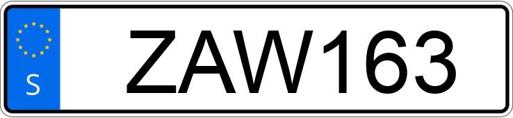 Numer rejestracyjny ZAW163 posiada Audi A4 Avant 2.0 TDI quattro Numer rejestracyjny ZAW163 posiada Audi A4 Avant 2.0 TDI quattro