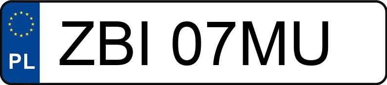 Numer rejestracyjny ZBI 07MU posiada SUZUKI Choppery/Cruisery VS 1400 GLP - ZBI07MU