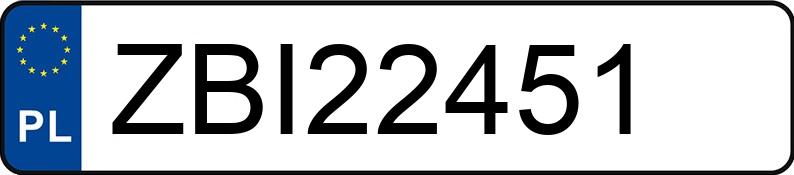 Numer rejestracyjny ZBI 22451 posiada RENAULT MASTER - ZBI22451