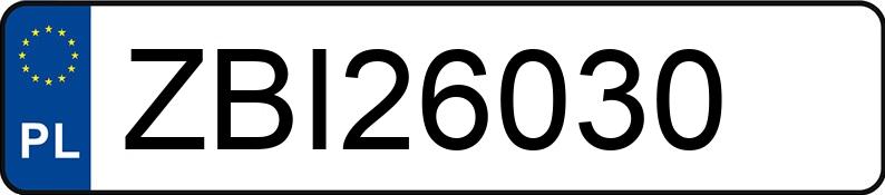 Numer rejestracyjny ZBI 26030 posiada TOYOTA Avensis Sedan 2.0 Diesel MR`03 E4 Sol Plus - ZBI26030