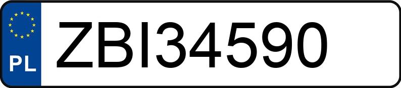 Numer rejestracyjny ZBI 34590 posiada AUDI A8 - ZBI34590