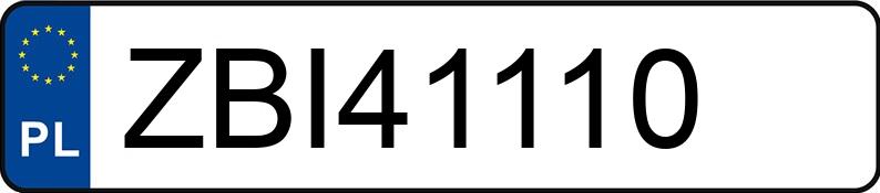 Numer rejestracyjny ZBI 41110 posiada AUDI A4 AVANT - ZBI41110