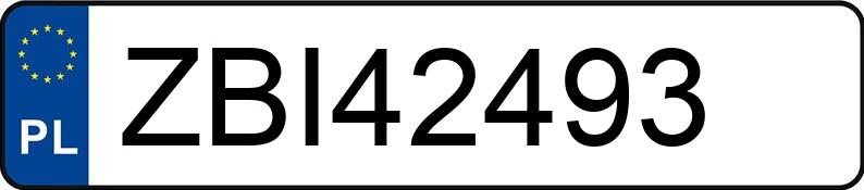 Numer rejestracyjny ZBI 42493 posiada PEUGEOT 206 - ZBI42493 Numer rejestracyjny ZBI 42493 posiada PEUGEOT 206 - ZBI42493