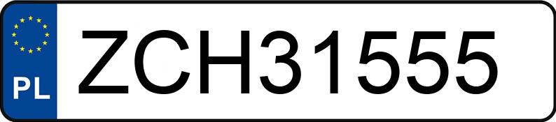 Numer rejestracyjny ZCH 31555 posiada BMW 320D - ZCH31555