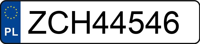 Numer rejestracyjny ZCH 44546 posiada VOLKSWAGEN Caddy Diesel MR`05 E4 2.3t Mixt TDI Komfort - ZCH44546