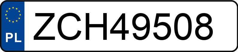 Numer rejestracyjny ZCH 49508 posiada FORD MONDEO - ZCH49508