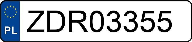 Numer rejestracyjny ZDR 03355 posiada SUZUKI VITARA - ZDR03355 Numer rejestracyjny ZDR 03355 posiada SUZUKI VITARA - ZDR03355