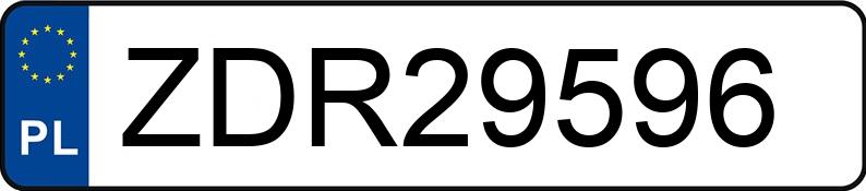 Numer rejestracyjny ZDR 29596 posiada FIAT BRAVO - ZDR29596 Numer rejestracyjny ZDR 29596 posiada FIAT BRAVO - ZDR29596